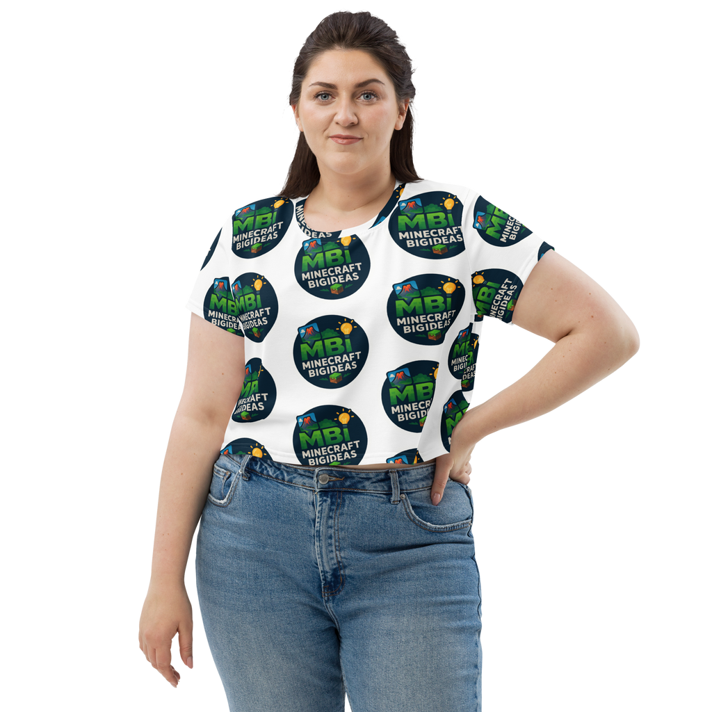 All-Over Print Crop Tee