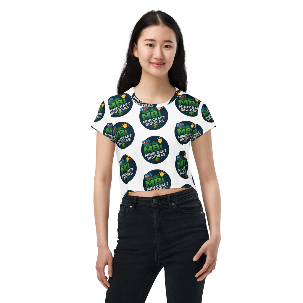 All-Over Print Crop Tee