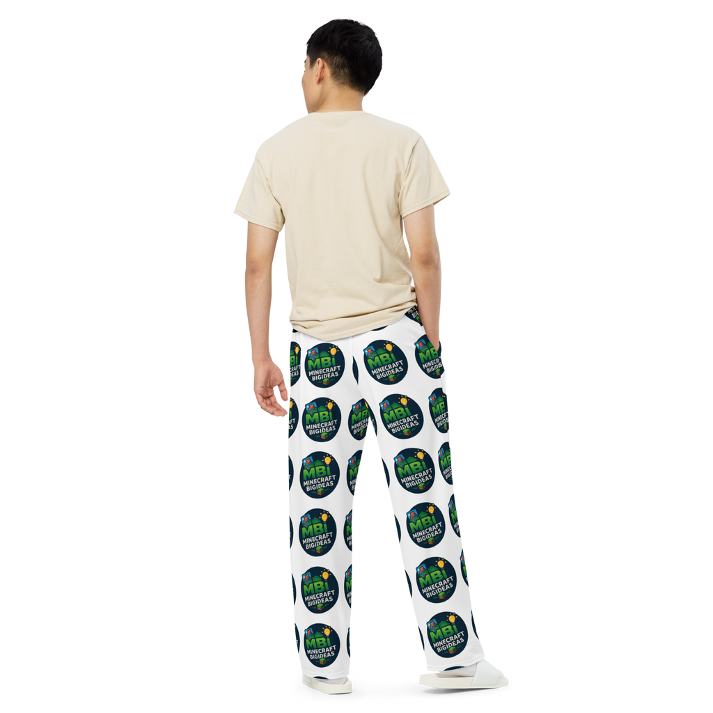 All-over print unisex wide-leg pants