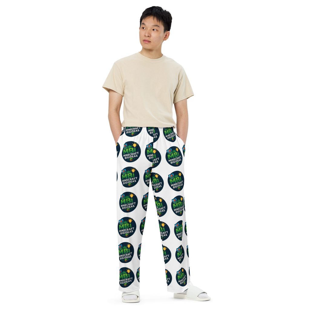 All-over print unisex wide-leg pants