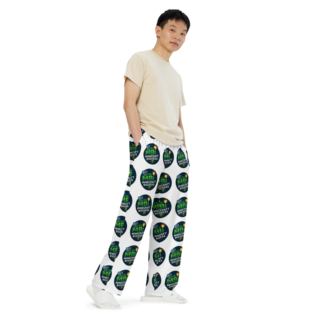 All-over print unisex wide-leg pants