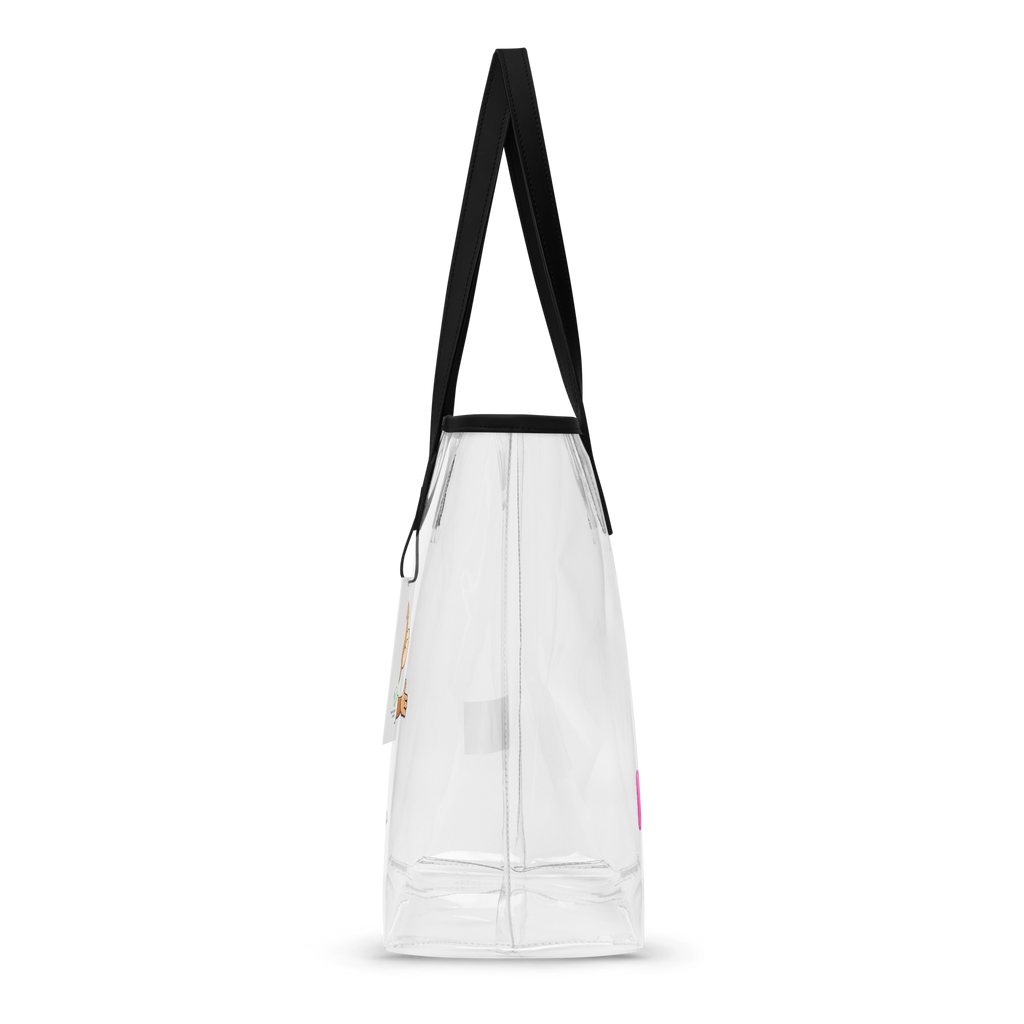 Clear tote bag