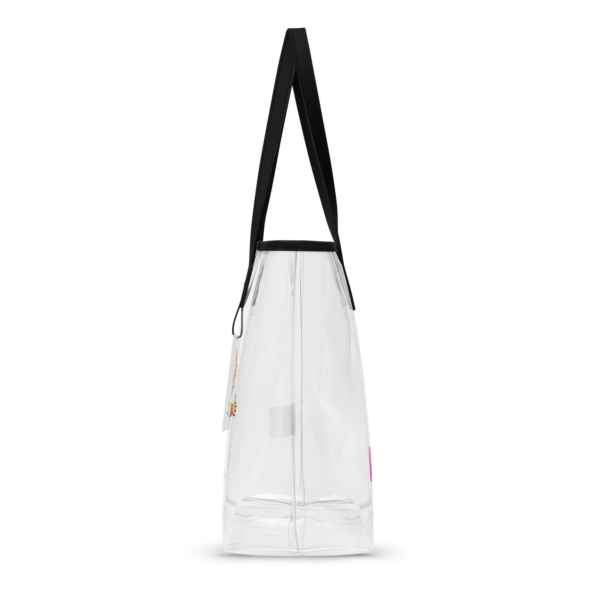Clear tote bag