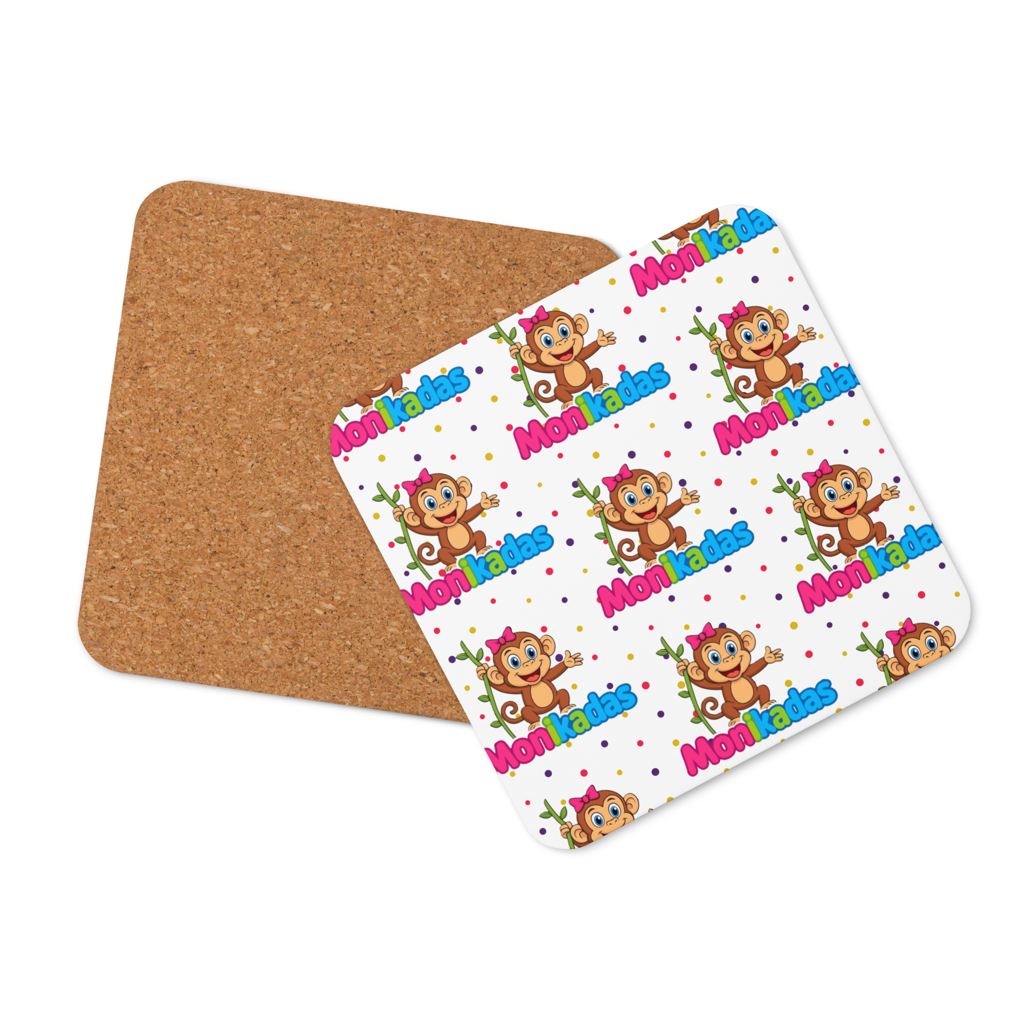 Cork-back coaster