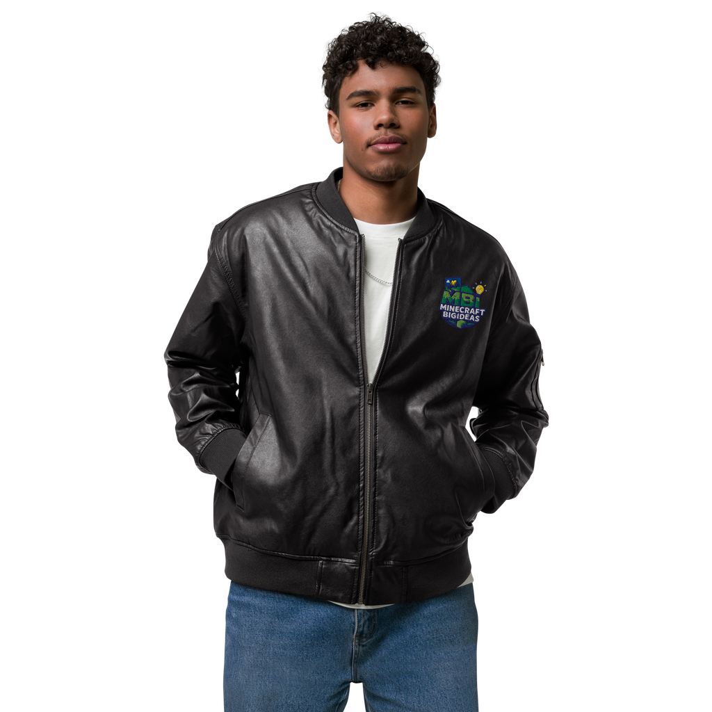 Leather Bomber Jacket