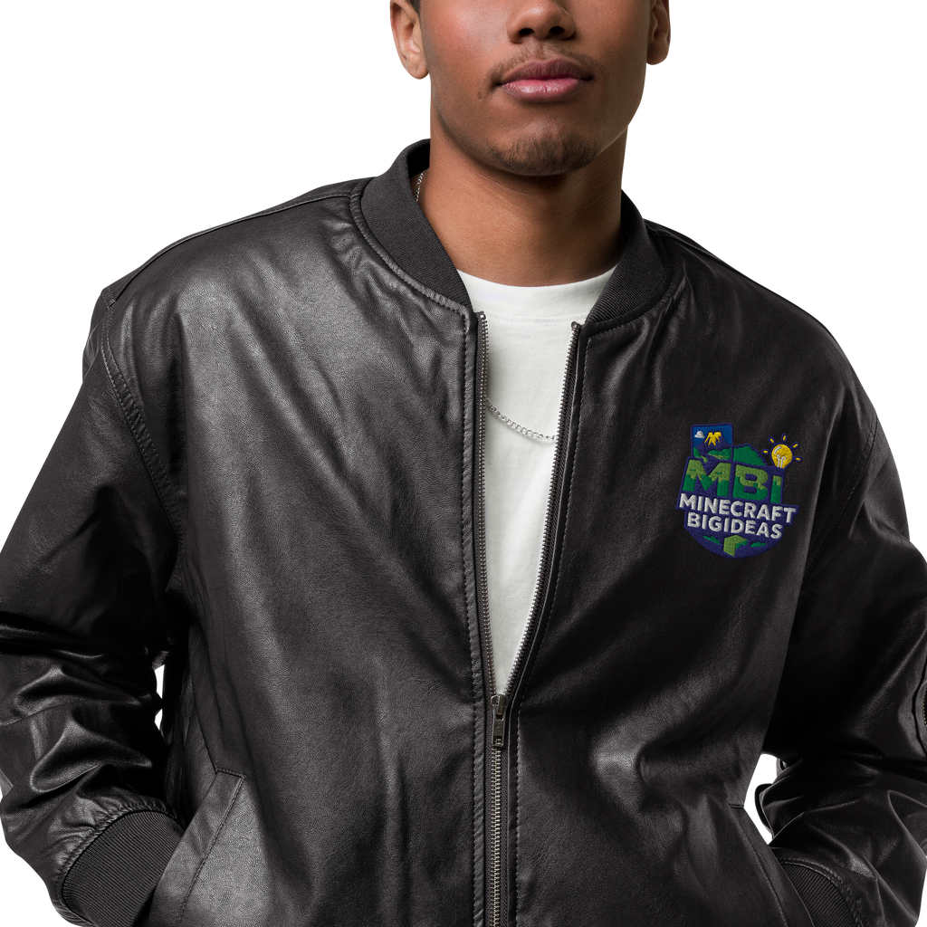 Leather Bomber Jacket