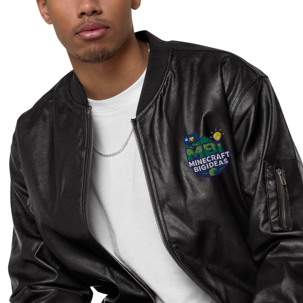 Leather Bomber Jacket