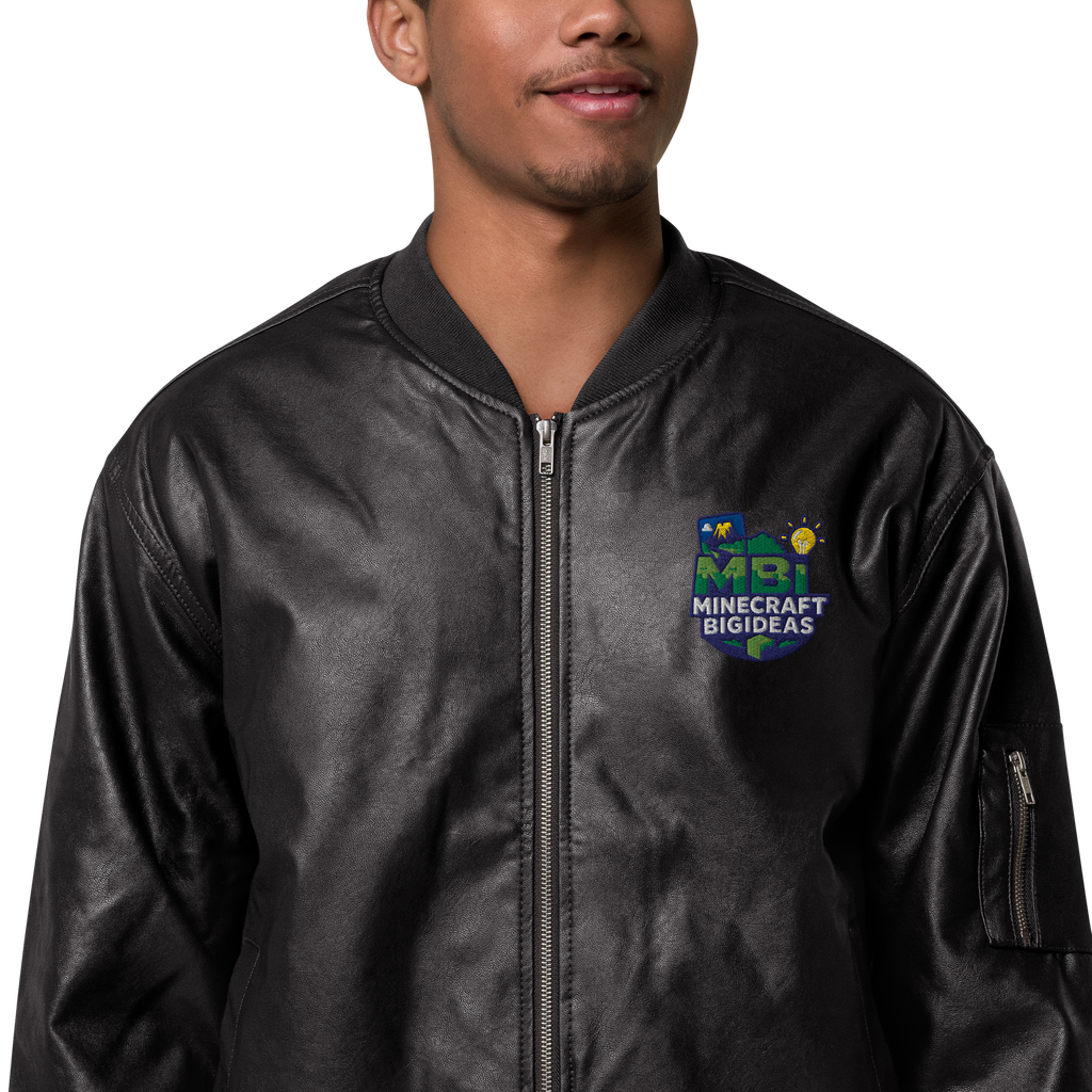 Leather Bomber Jacket