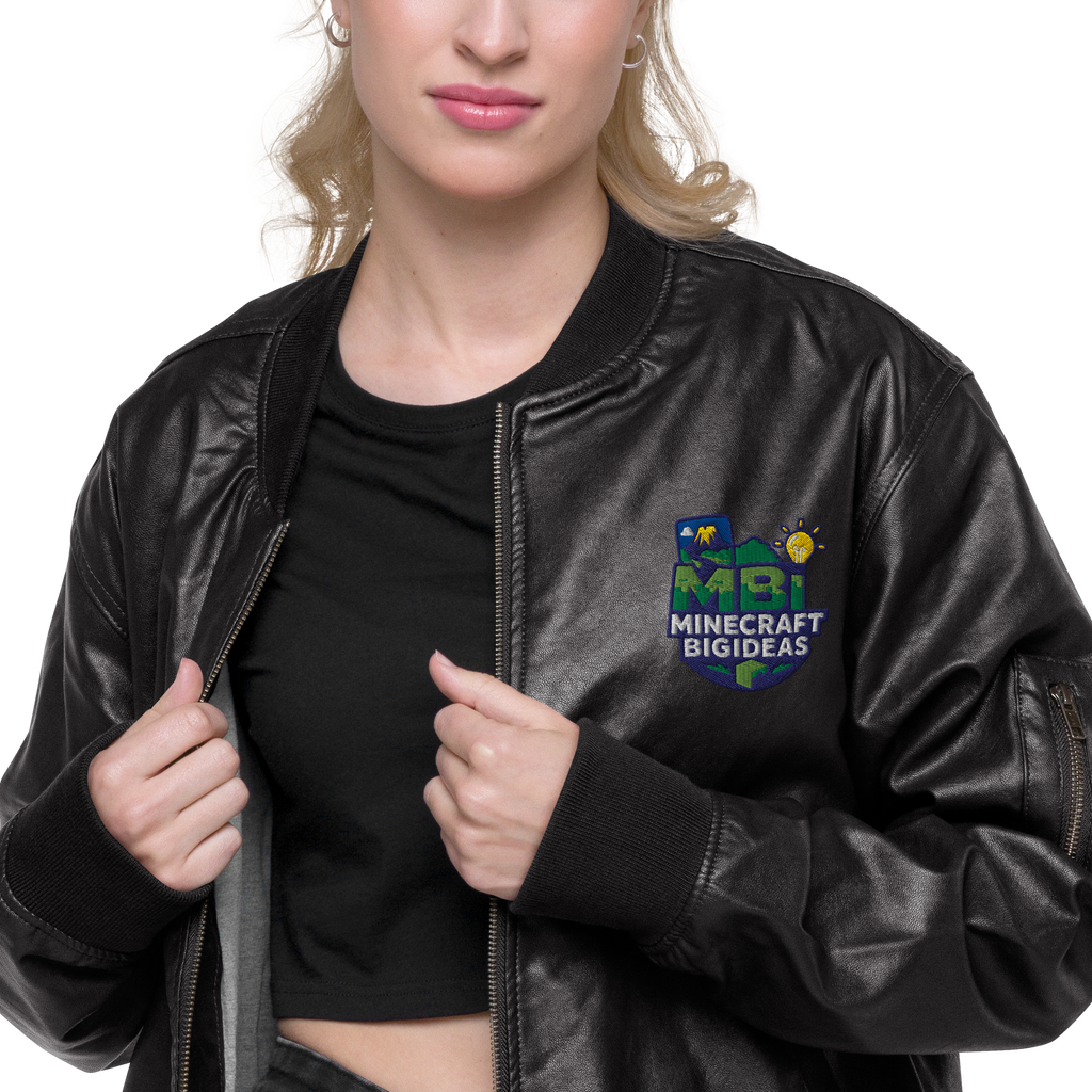Leather Bomber Jacket