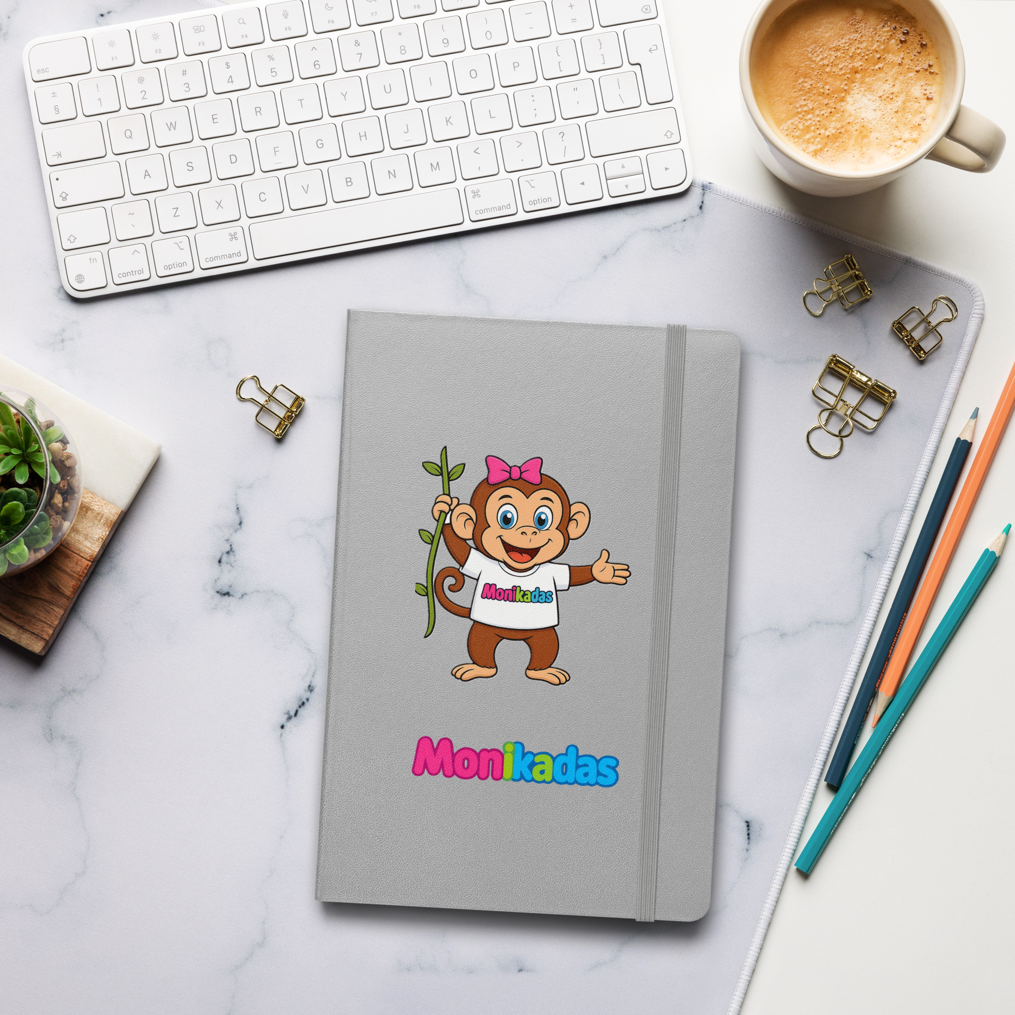 Hardcover bound notebook