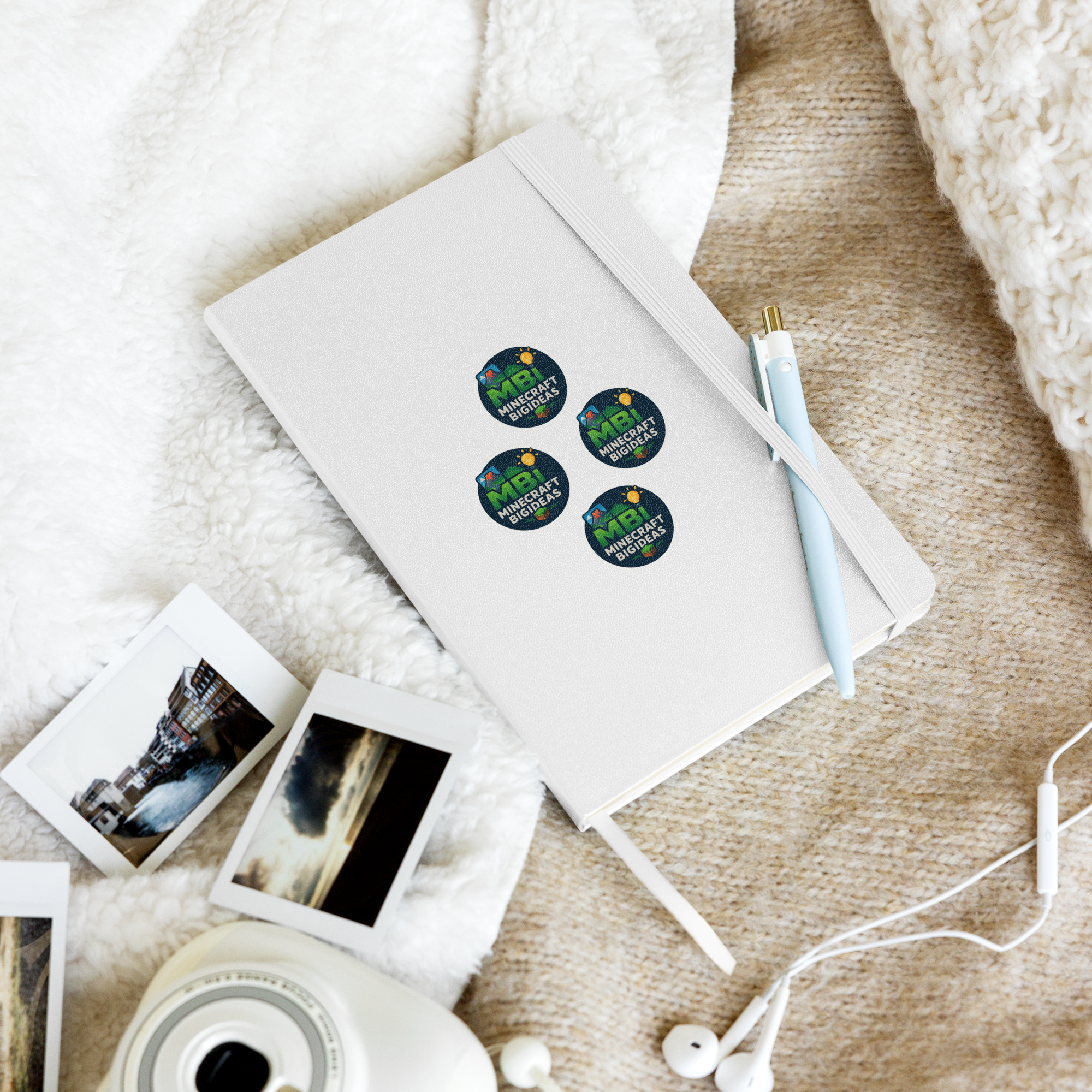 Hardcover bound notebook