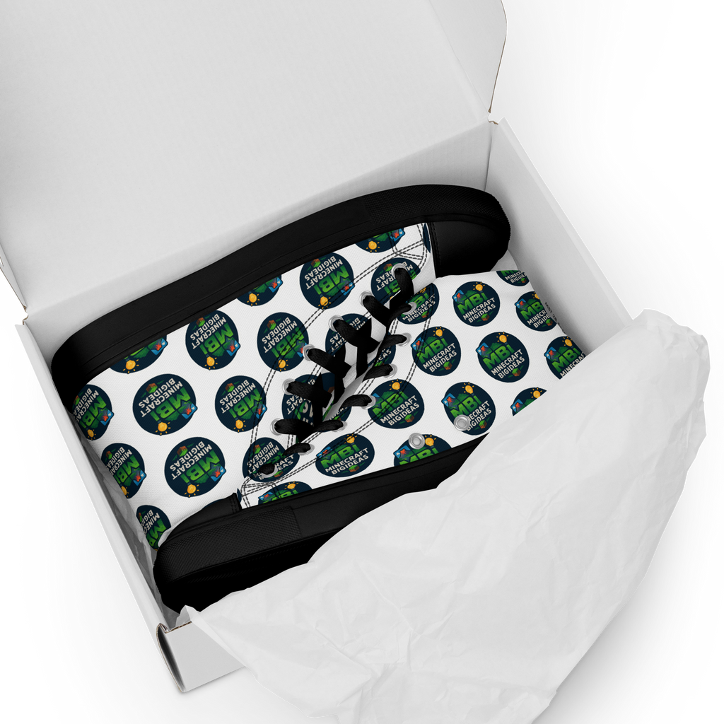 Men’s high top canvas shoes