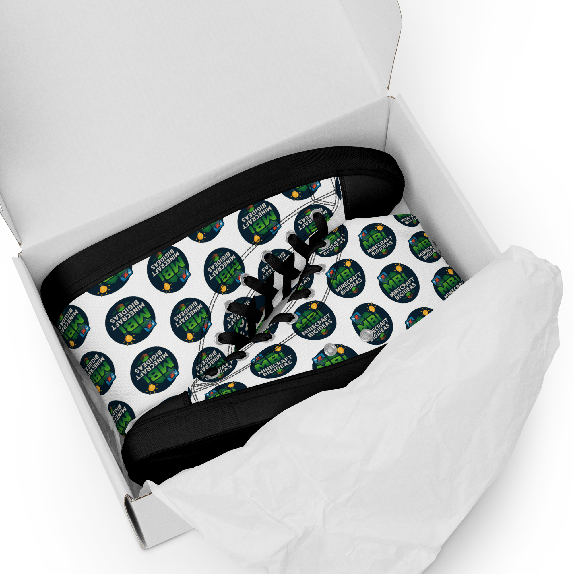 Men’s high top canvas shoes
