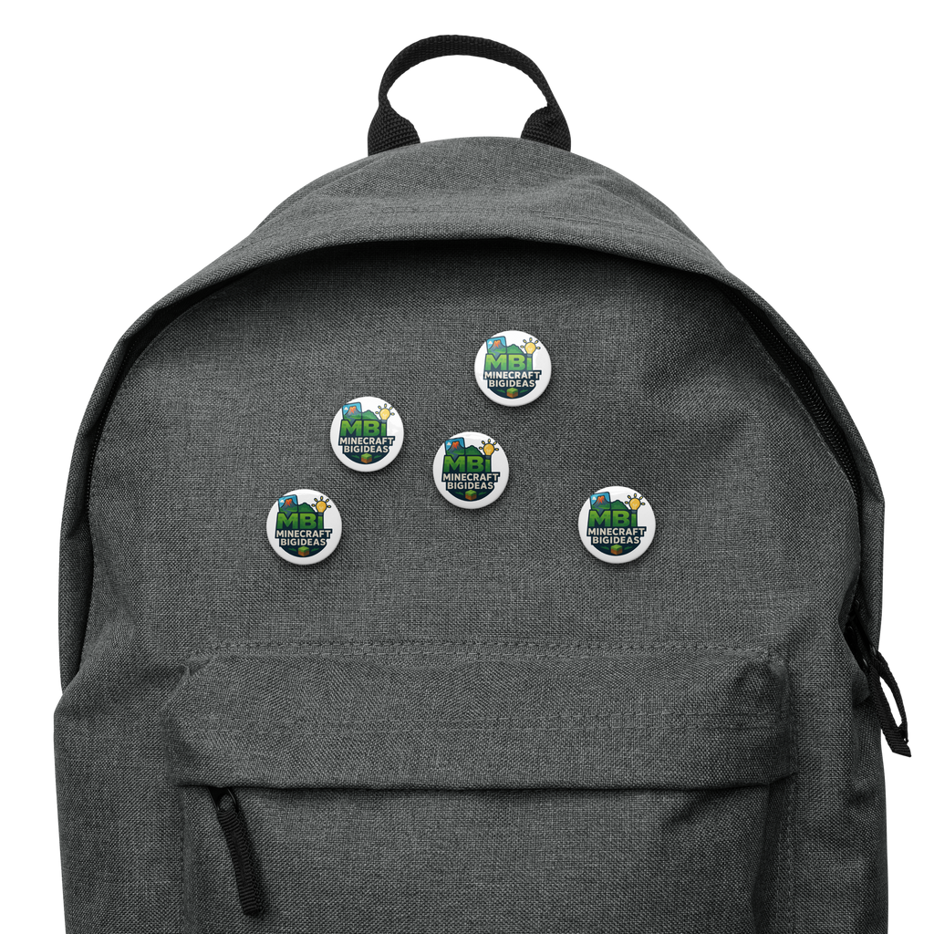 Set of pin buttons