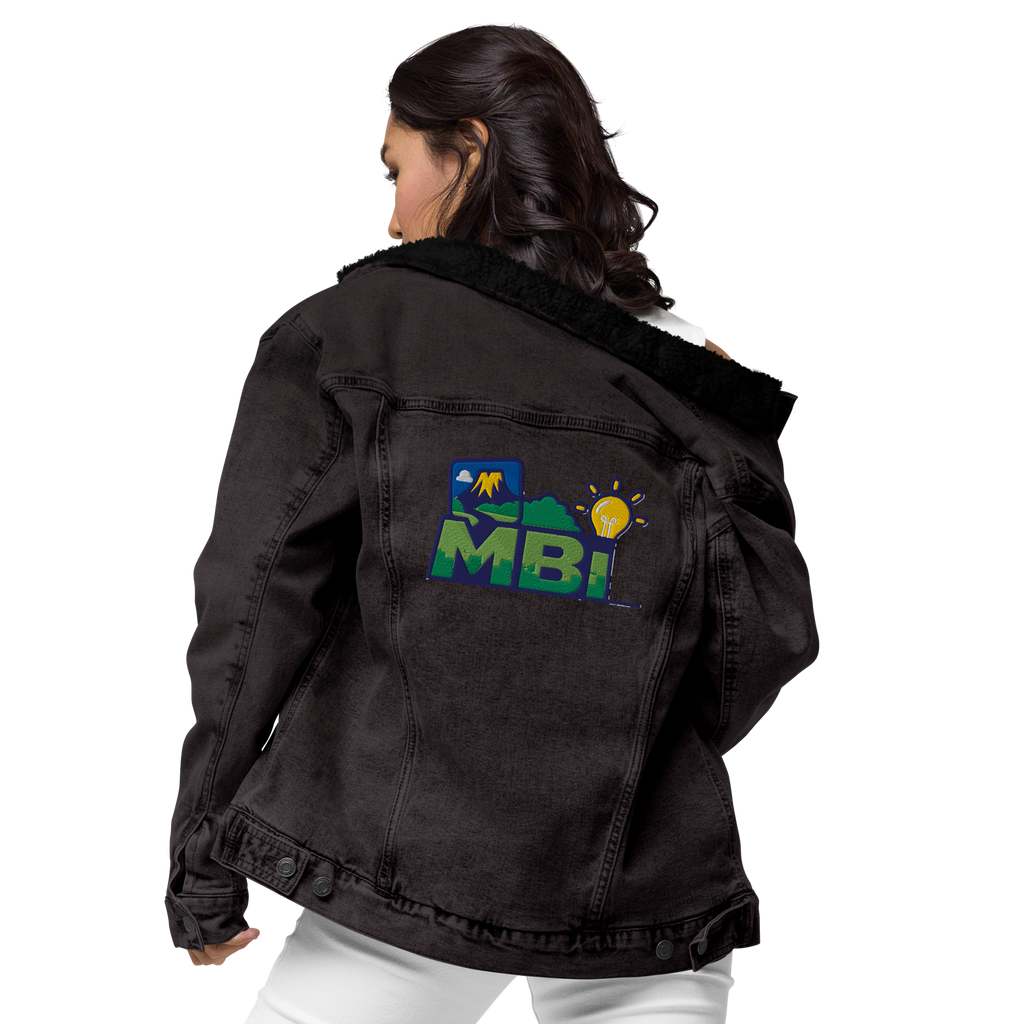 Unisex denim sherpa jacket