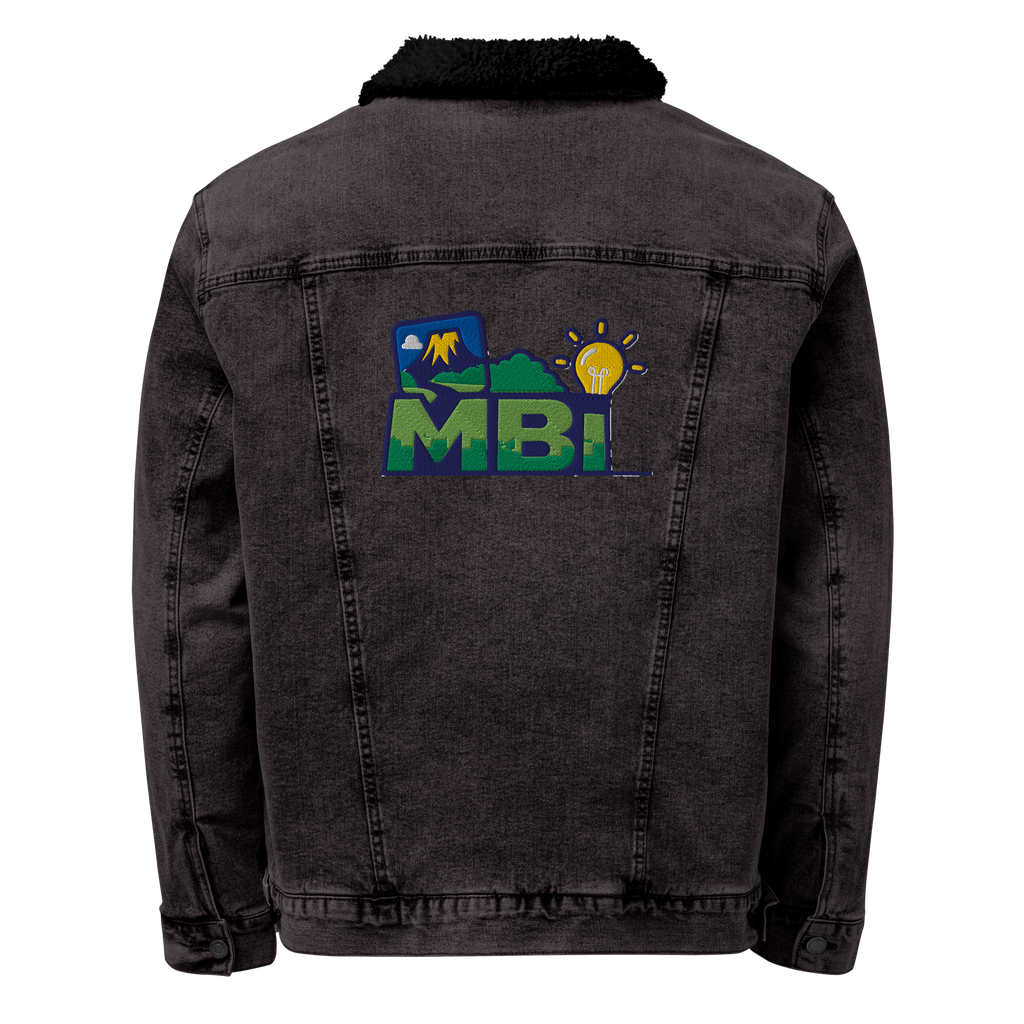 Unisex denim sherpa jacket