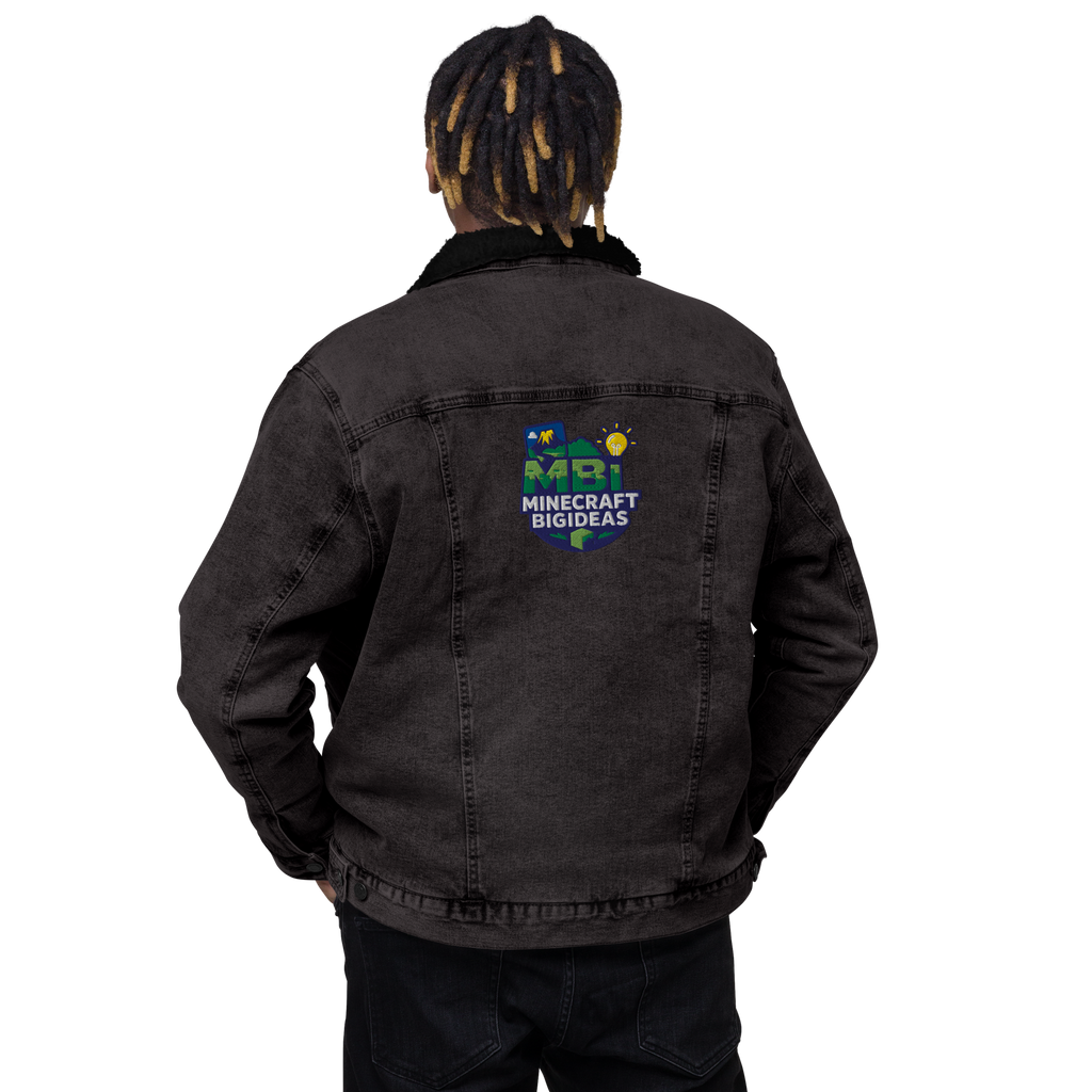 Unisex denim sherpa jacket
