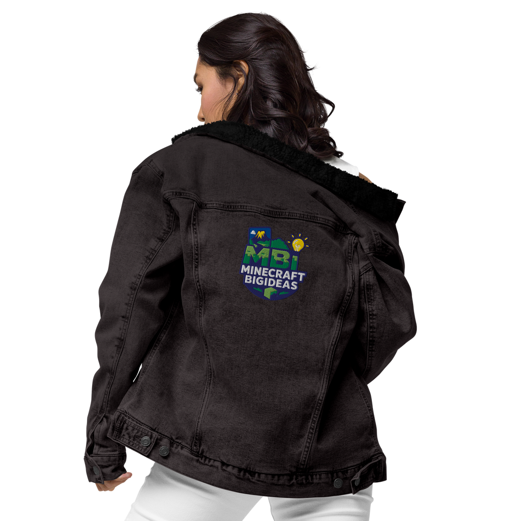 Unisex denim sherpa jacket