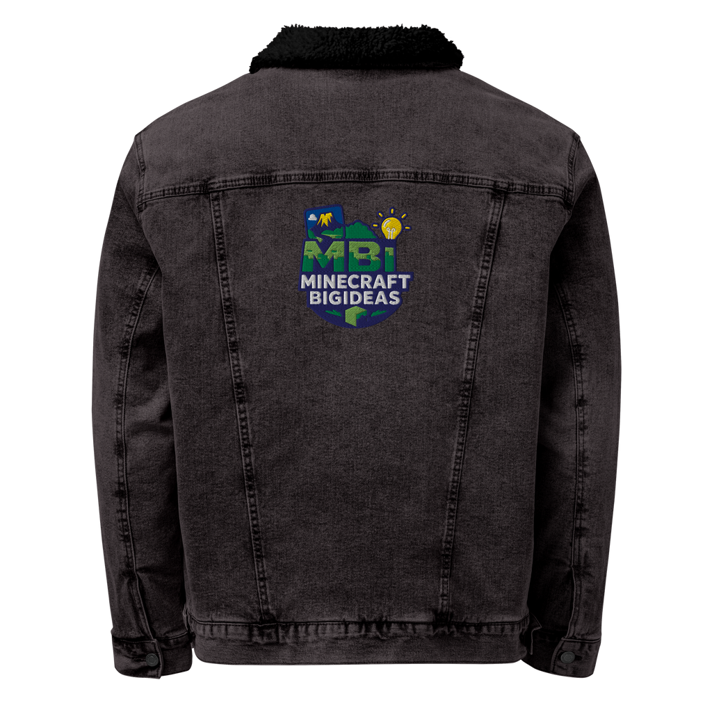 Unisex denim sherpa jacket