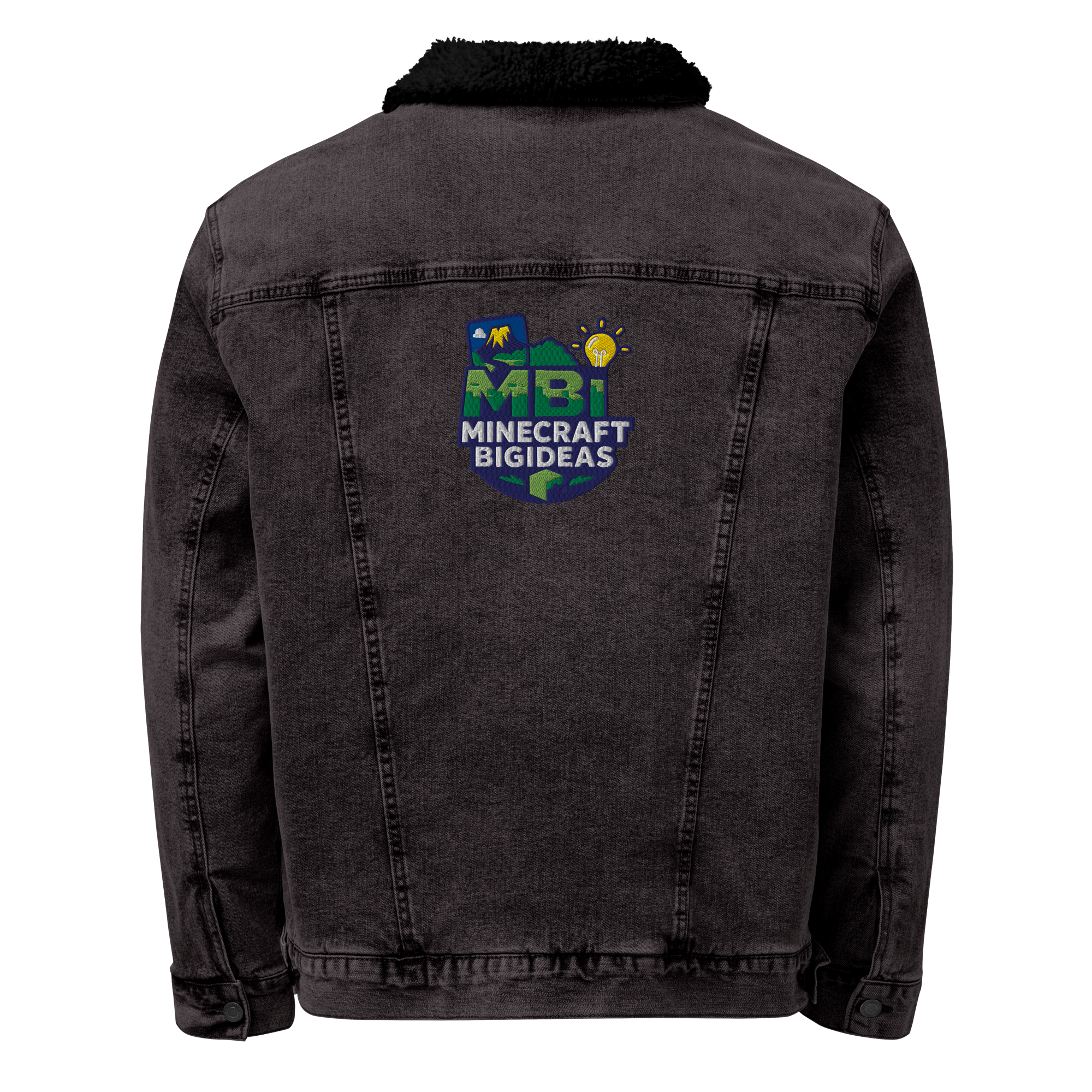 Unisex denim sherpa jacket
