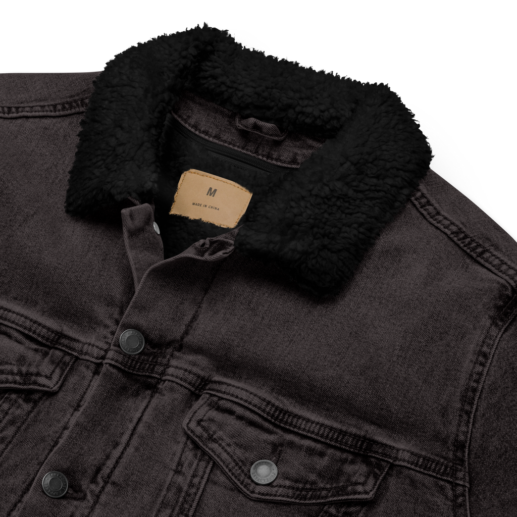 Unisex denim sherpa jacket