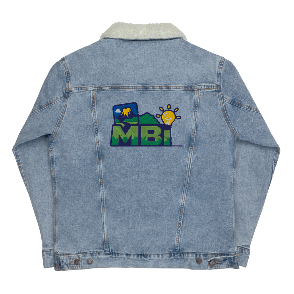 Unisex denim sherpa jacket