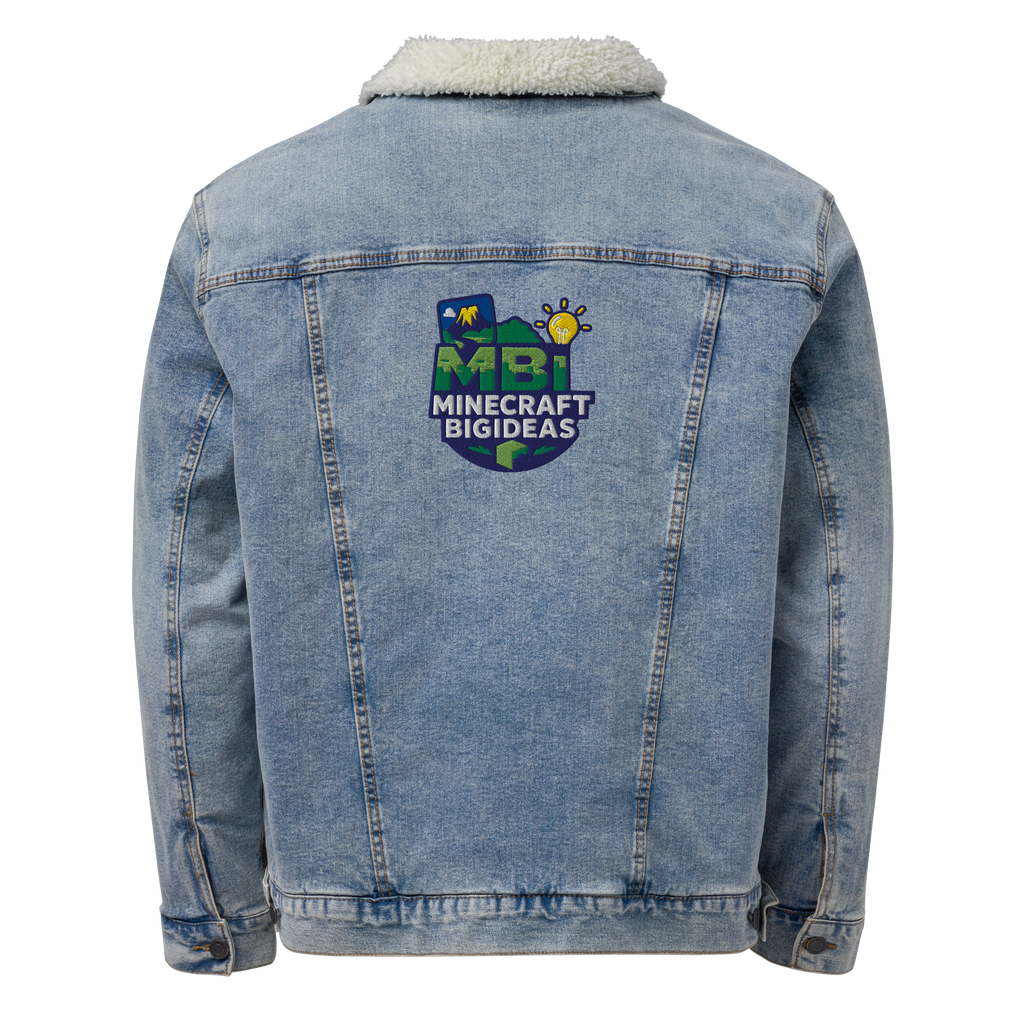 Unisex denim sherpa jacket