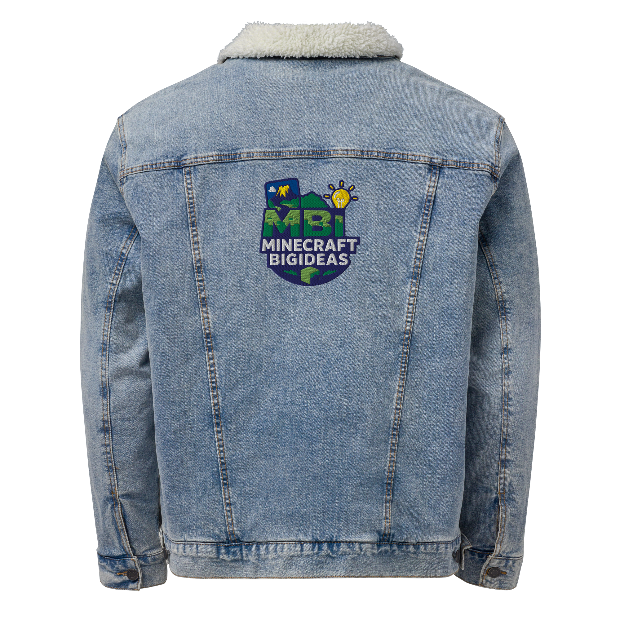 Unisex denim sherpa jacket