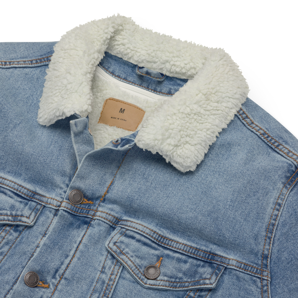 Unisex denim sherpa jacket