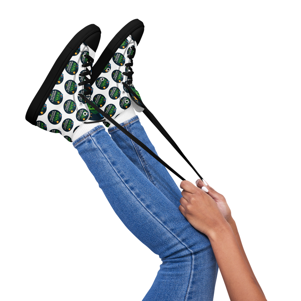 Women’s high top canvas shoes