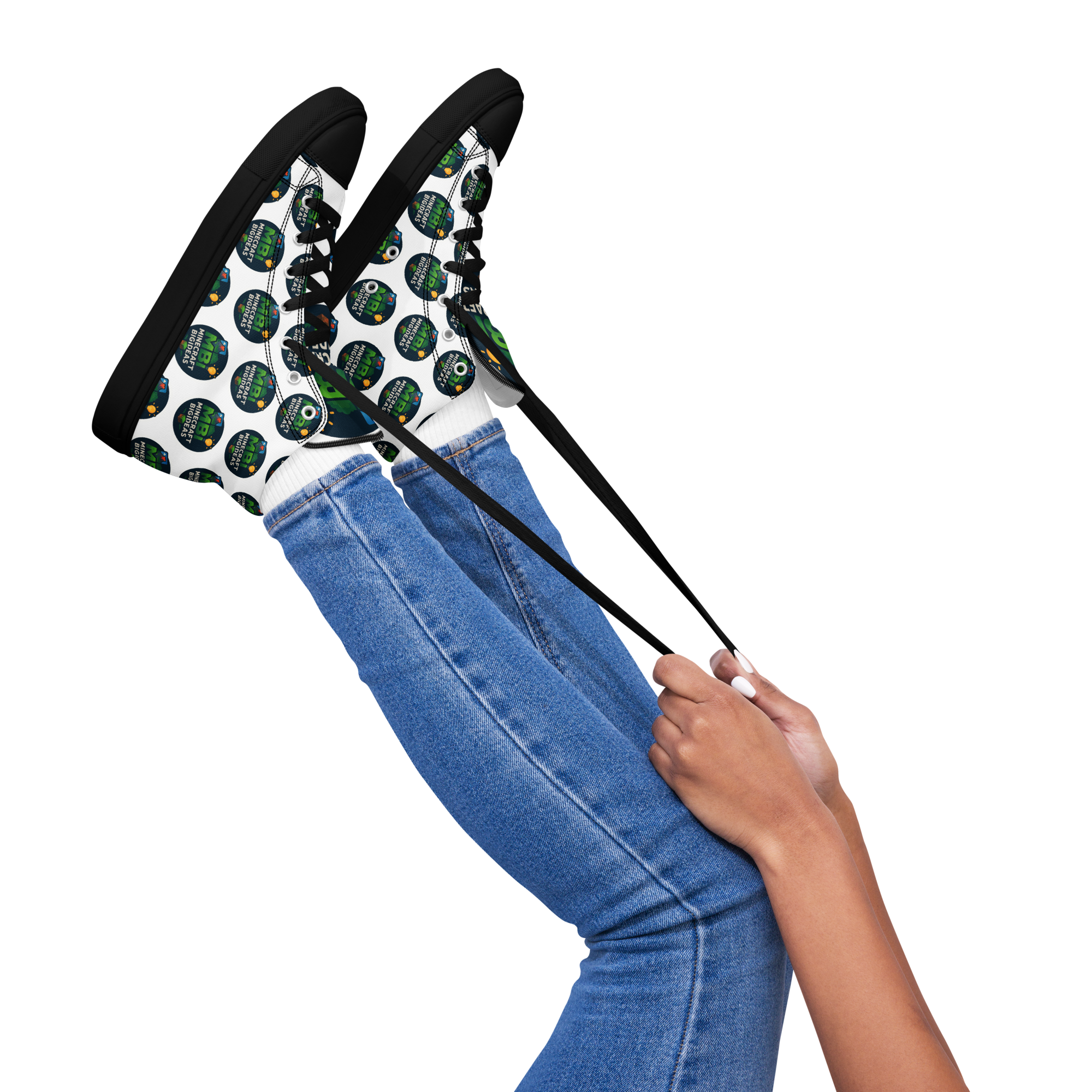 Women’s high top canvas shoes
