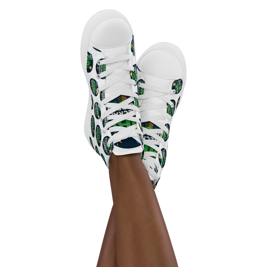 Women’s high top canvas shoes