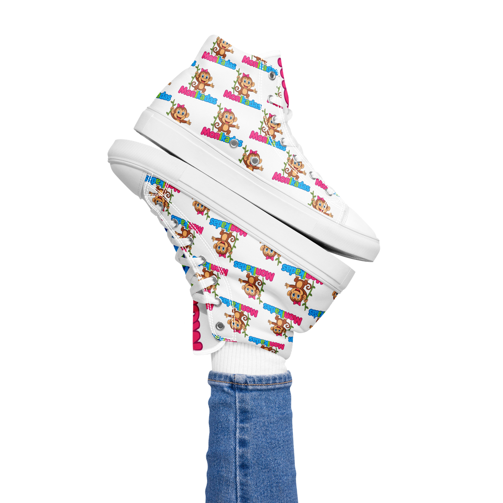 Women’s high top canvas shoes