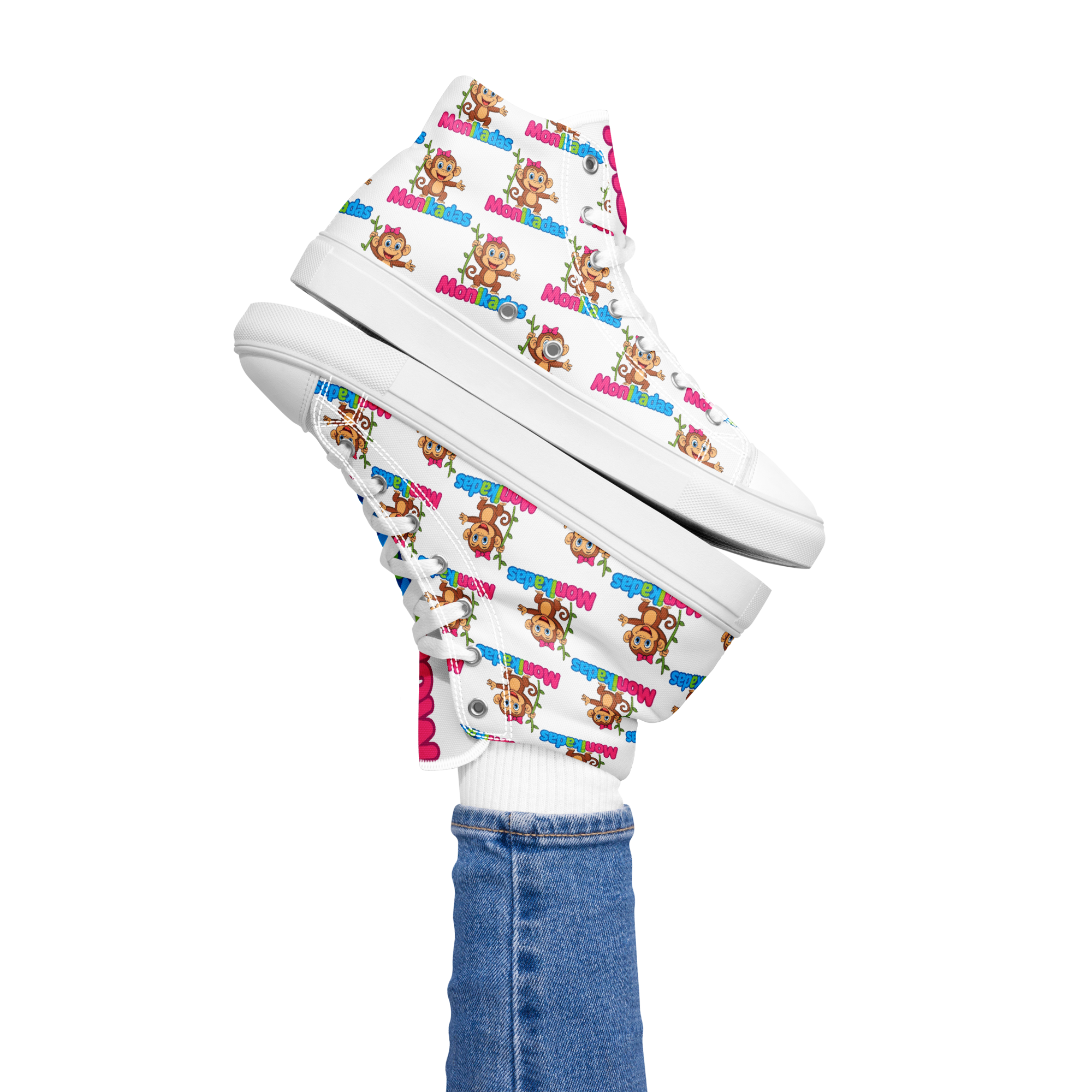 Women’s high top canvas shoes