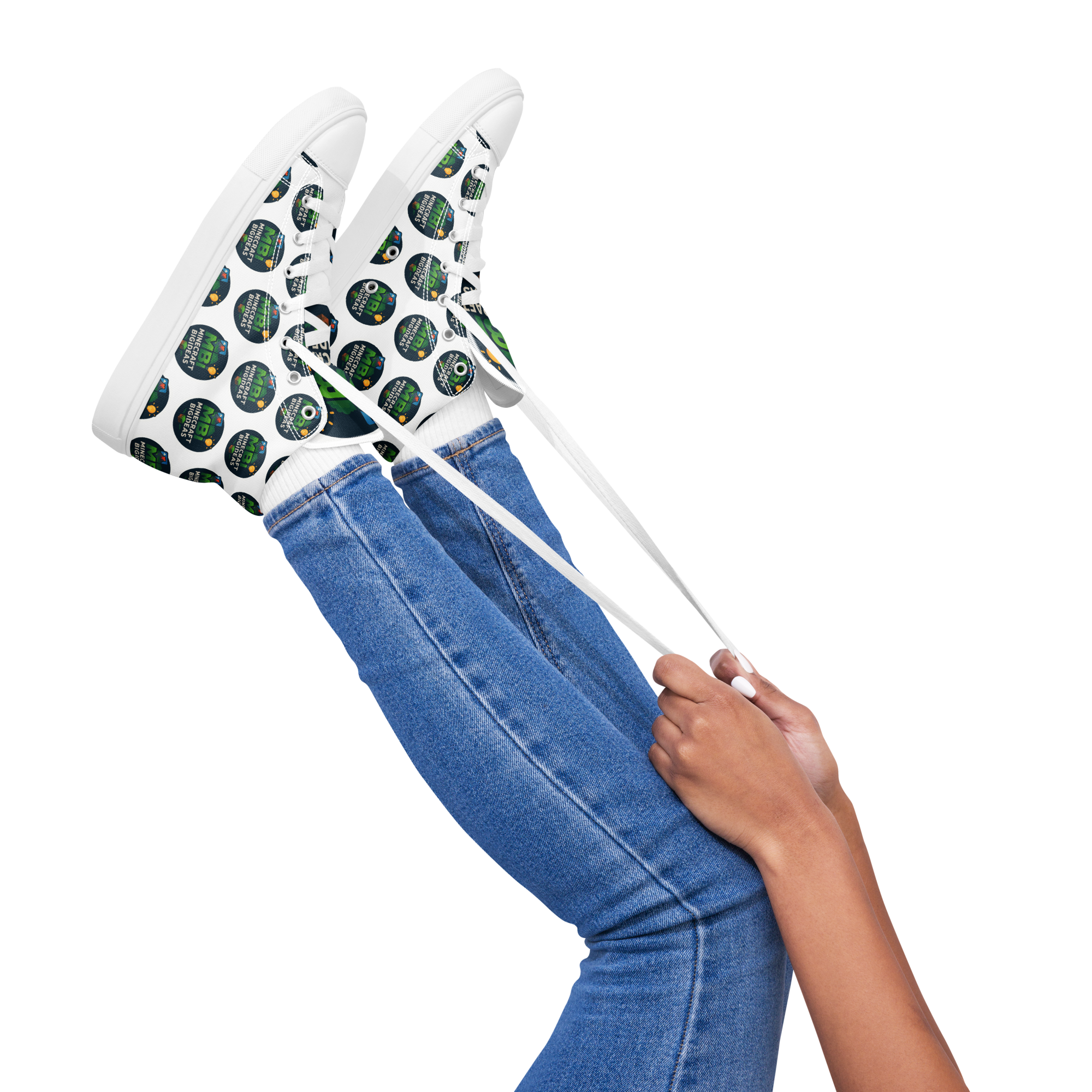 Women’s high top canvas shoes