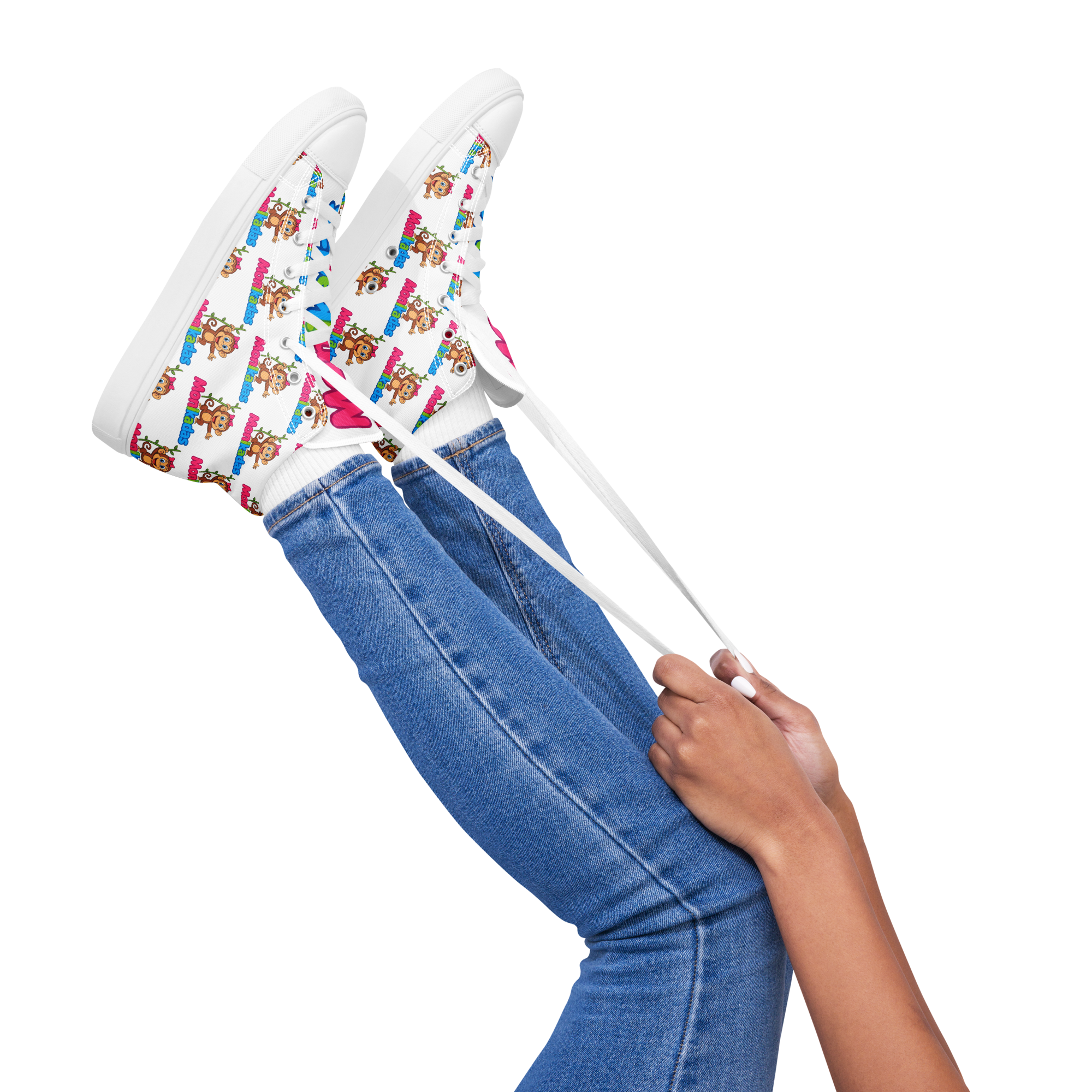 Women’s high top canvas shoes