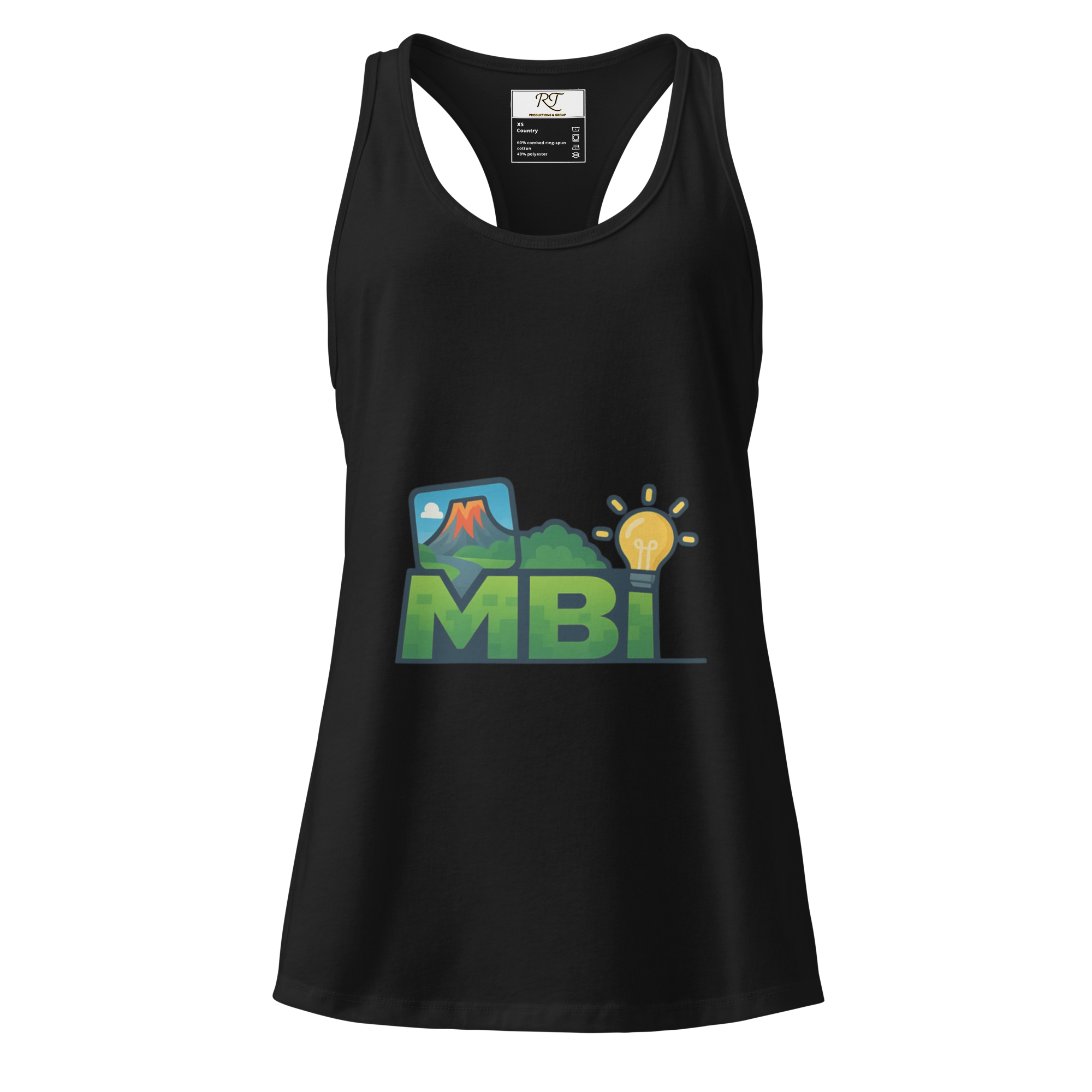 Women’s fitted racerback tank top
