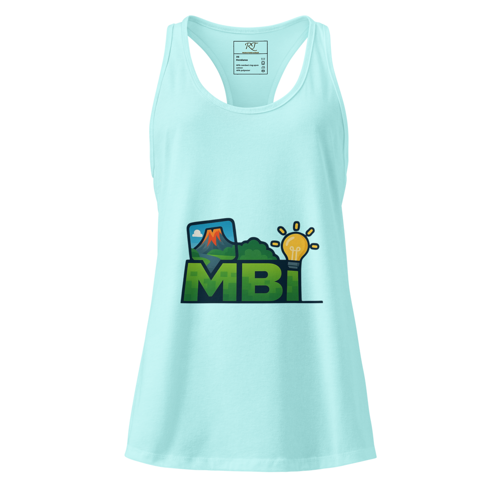 Women’s fitted racerback tank top