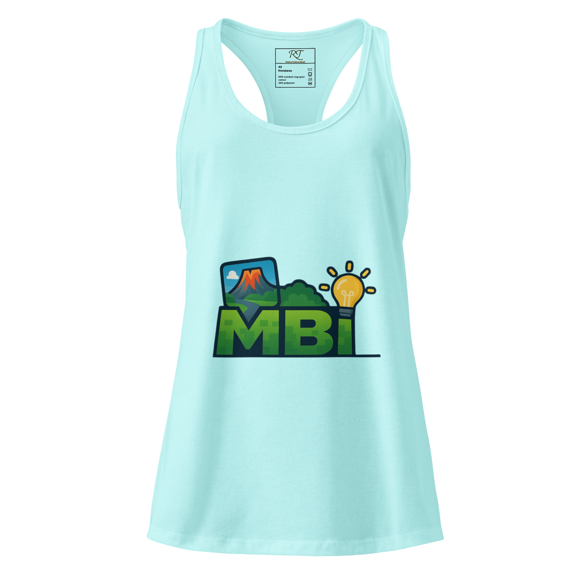 Women’s fitted racerback tank top