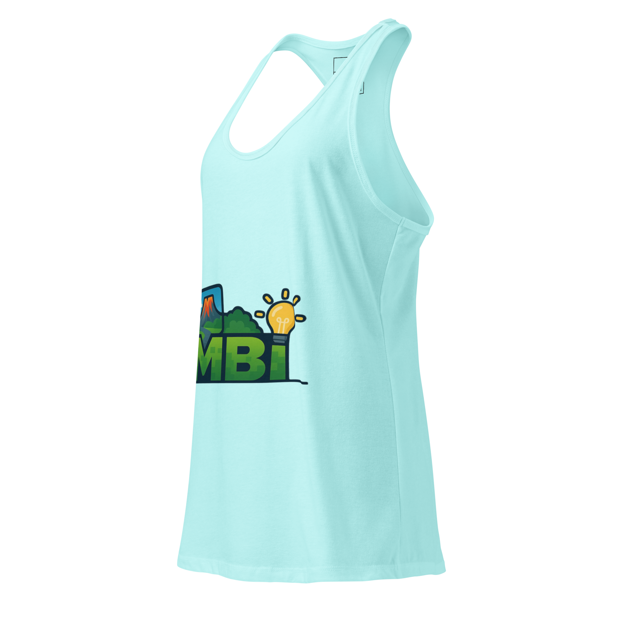 Women’s fitted racerback tank top