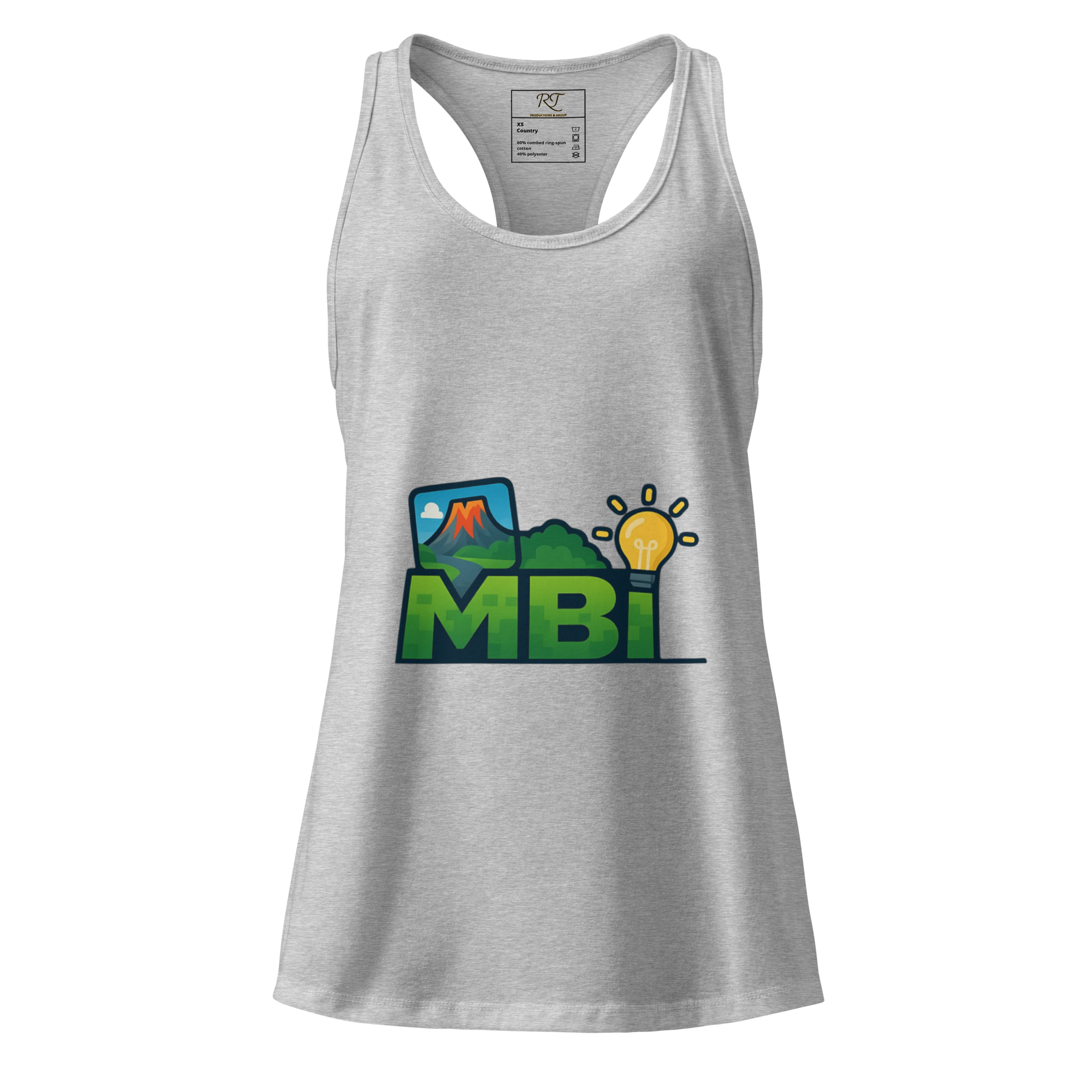 Women’s fitted racerback tank top