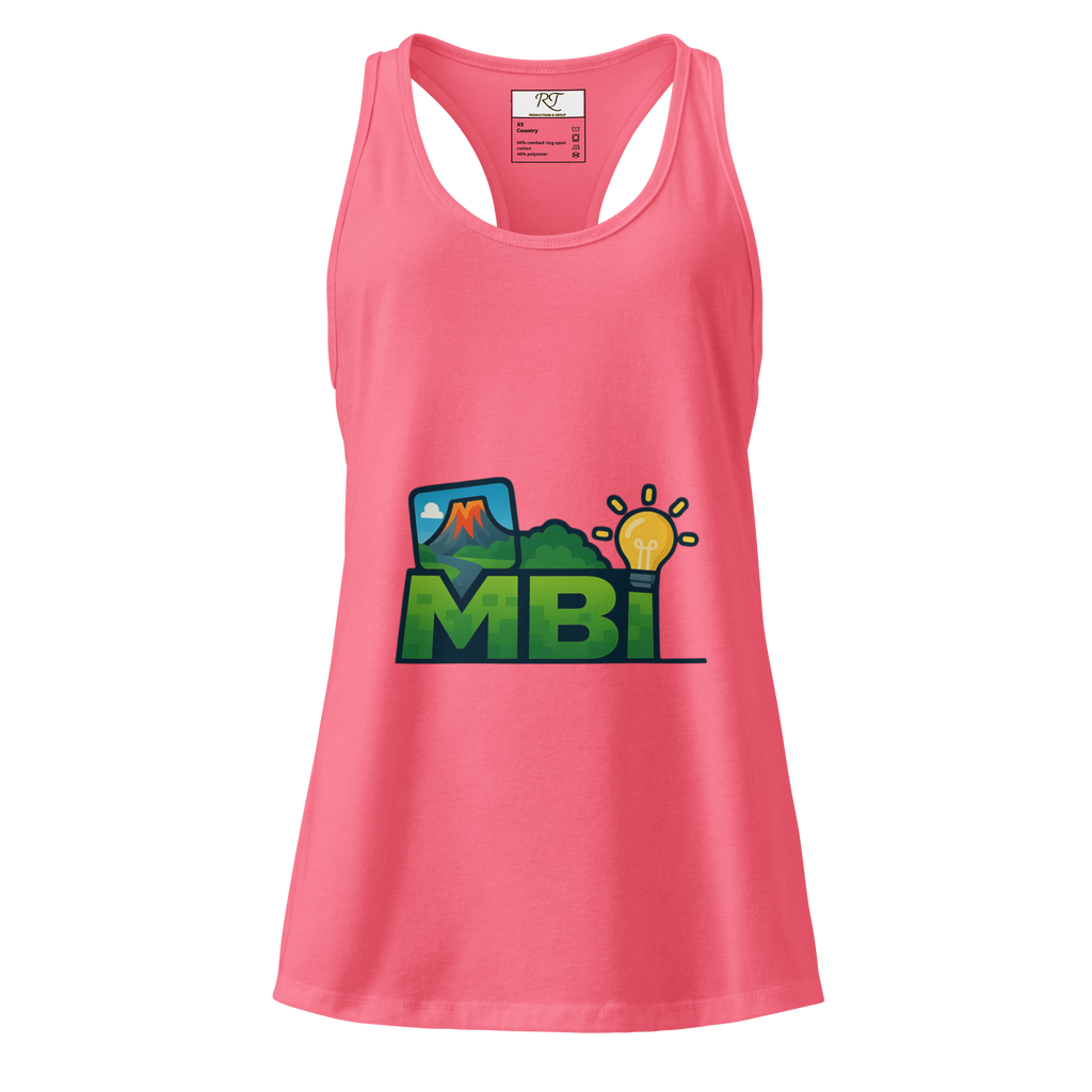 Women’s fitted racerback tank top