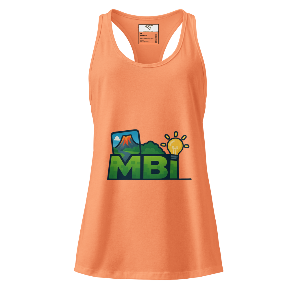 Women’s fitted racerback tank top