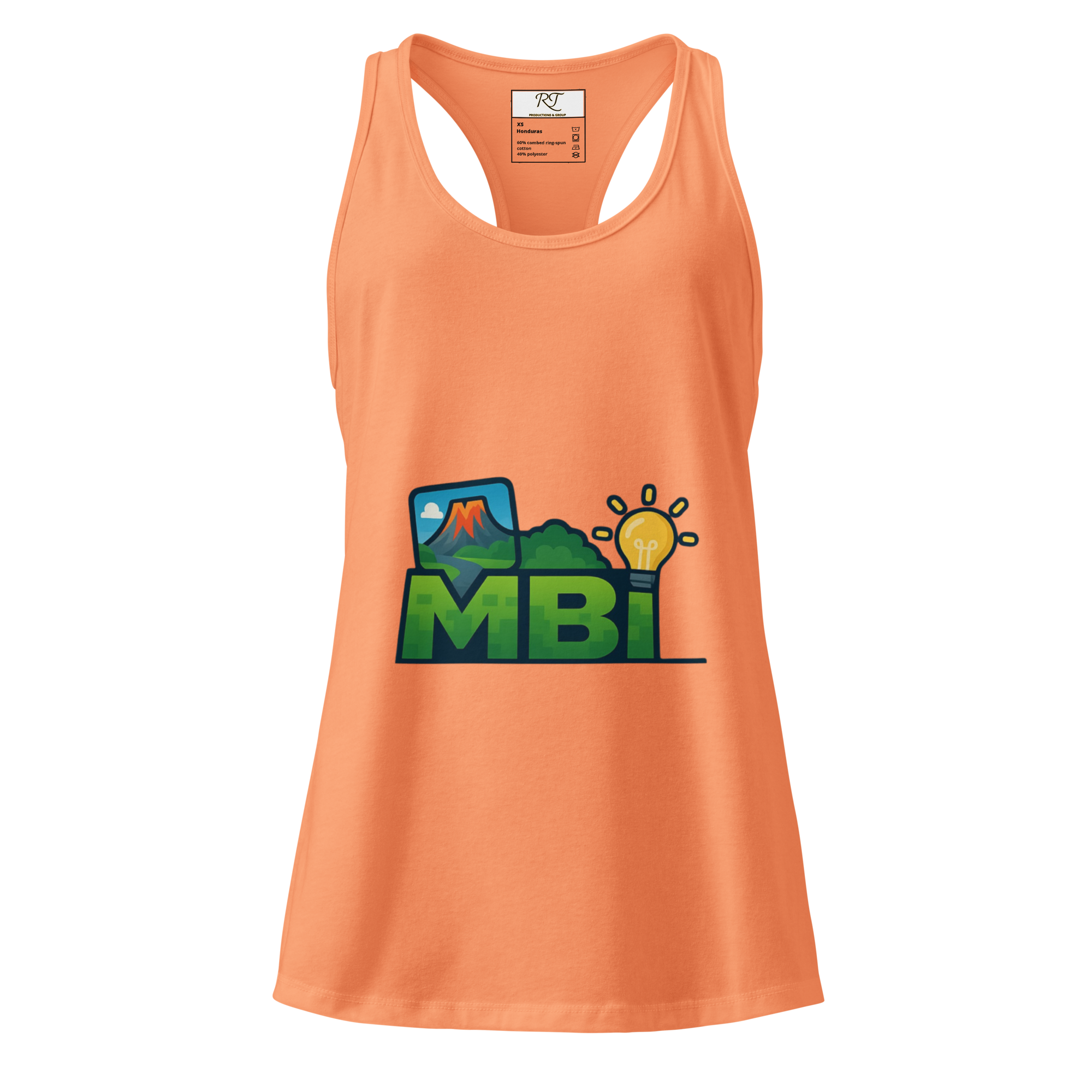 Women’s fitted racerback tank top
