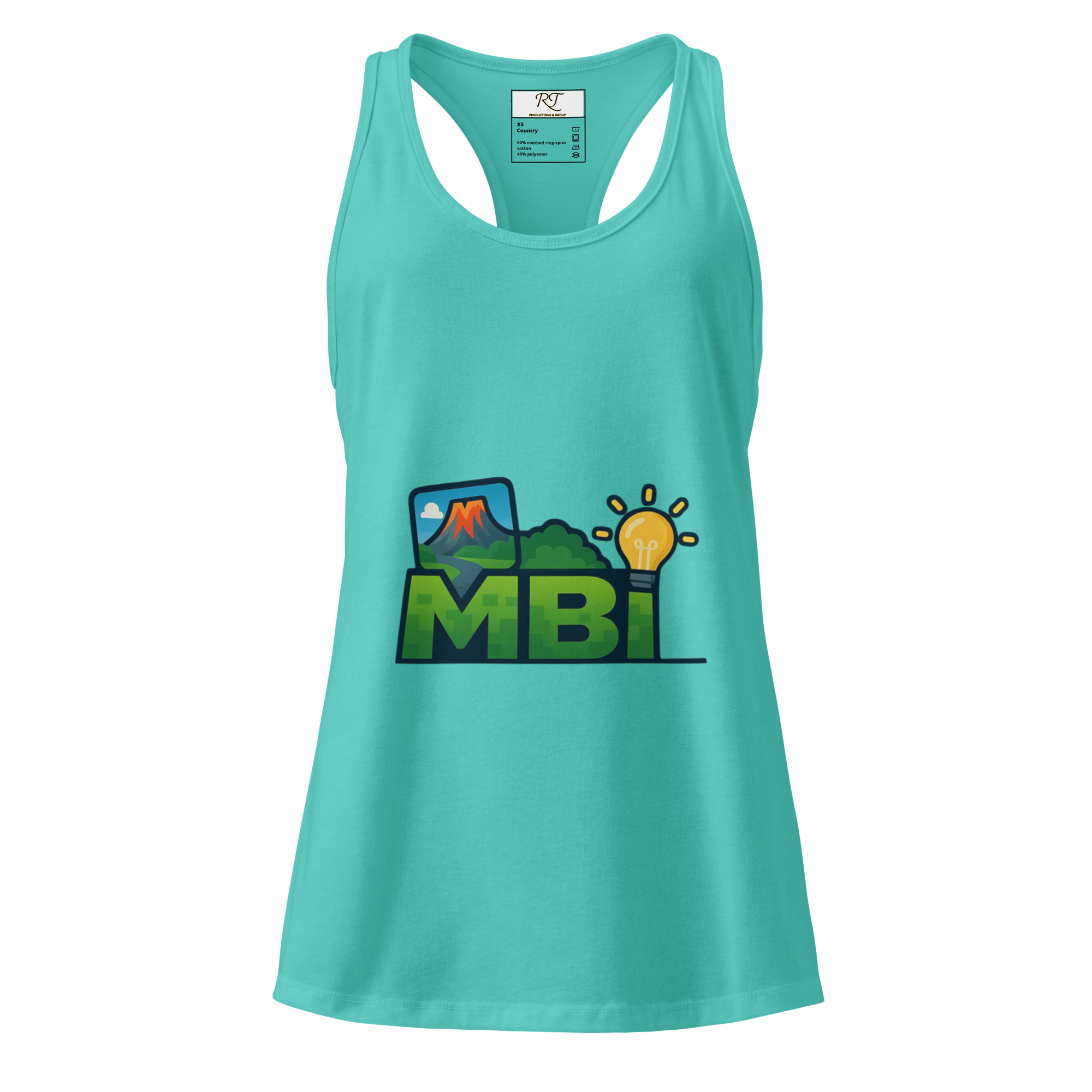 Women’s fitted racerback tank top