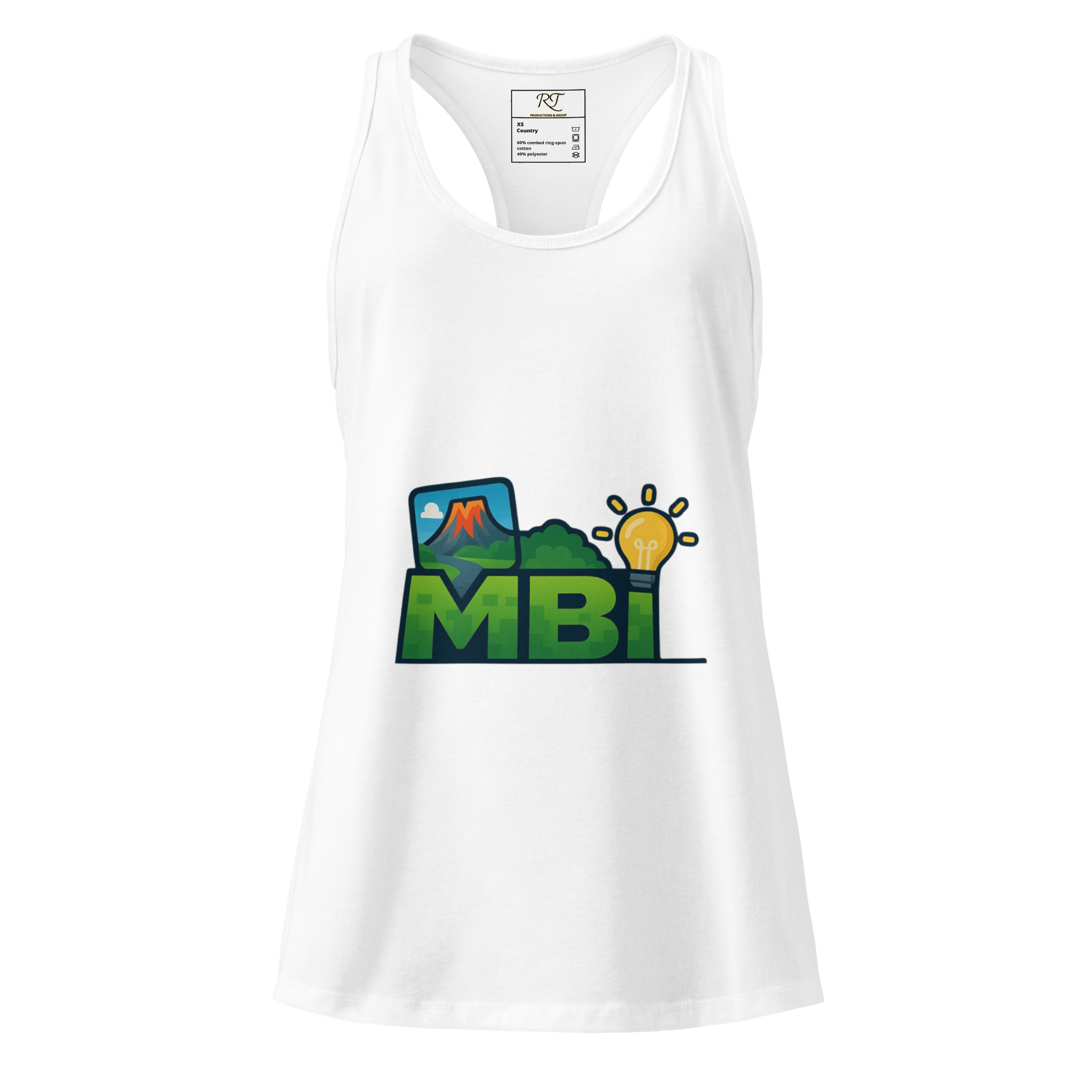 Women’s fitted racerback tank top